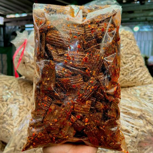 

KERIPIK SEBLAK JENGKOL KRISPY 1 KG PEDAS DAUN JERUK MAMIN.ID