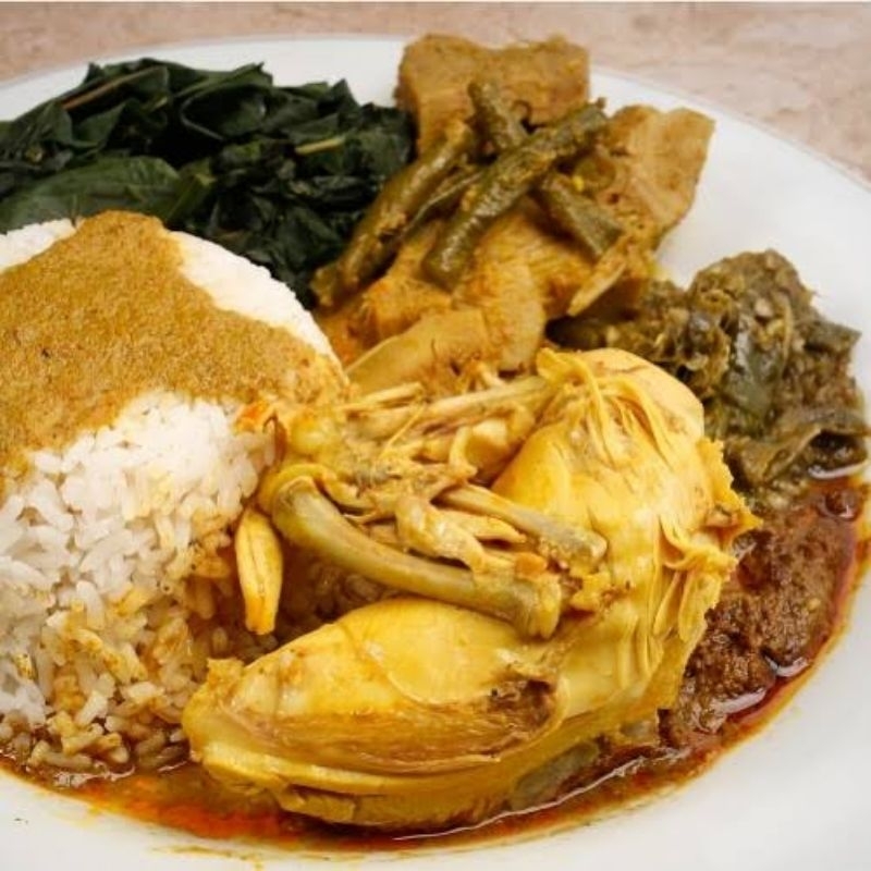 

nasi ayam gulai
