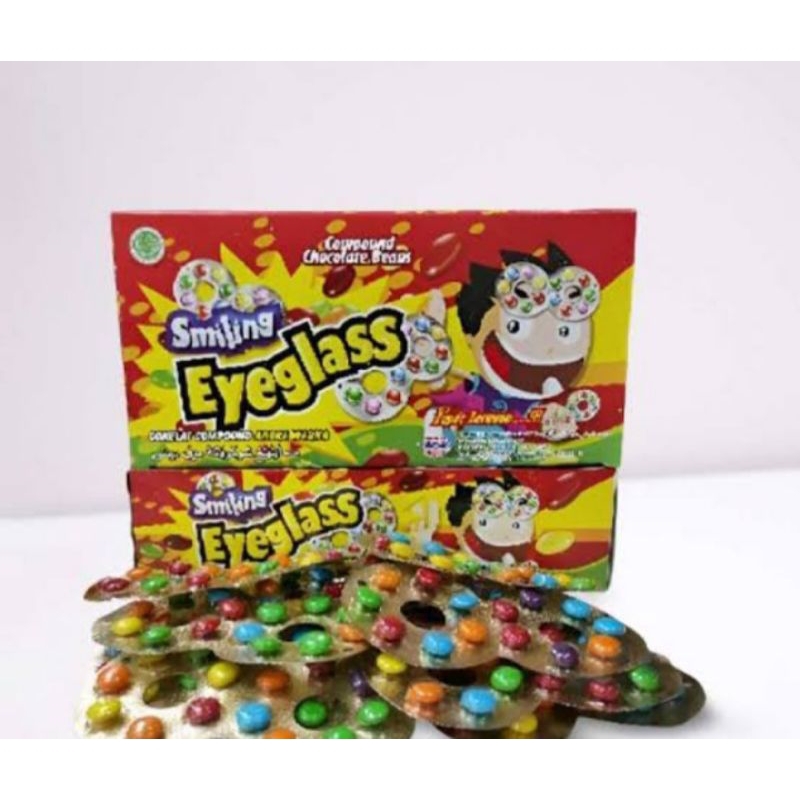

SMILING EYEGLASS PERMEN KACAMATA 1 PAK ISI 40 PCS
