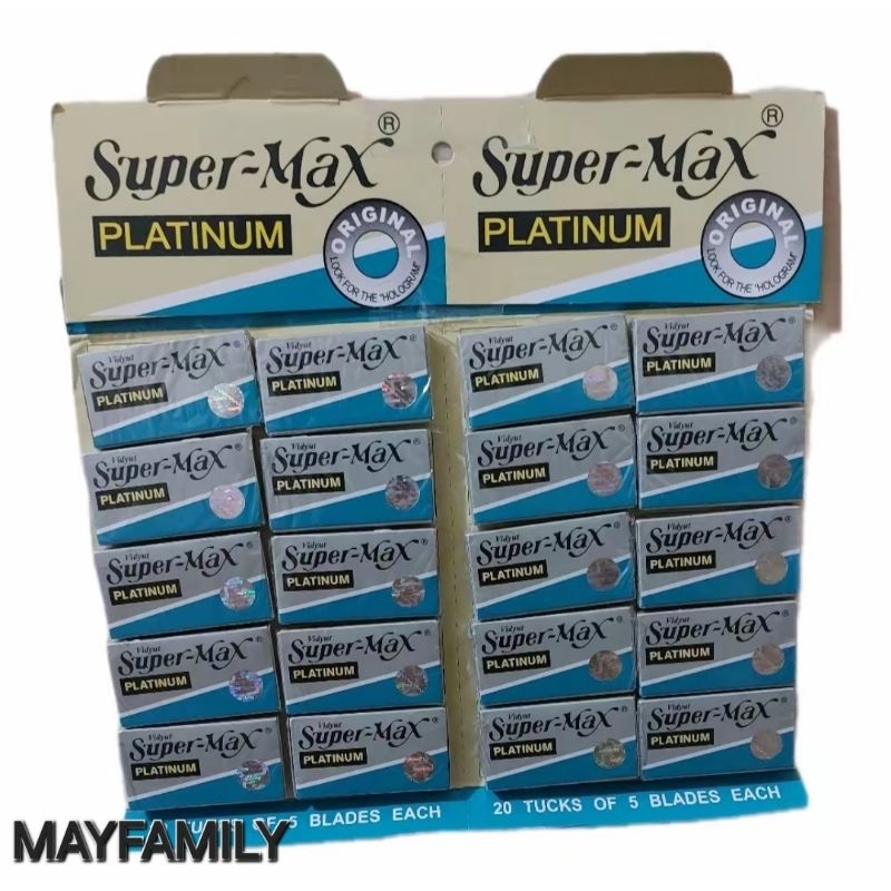Silet Super max platinum original silet pencukur rambut