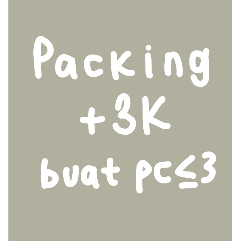 

packing photocard kurang dari 3 atau sama dengan 3 buat buyer photocard