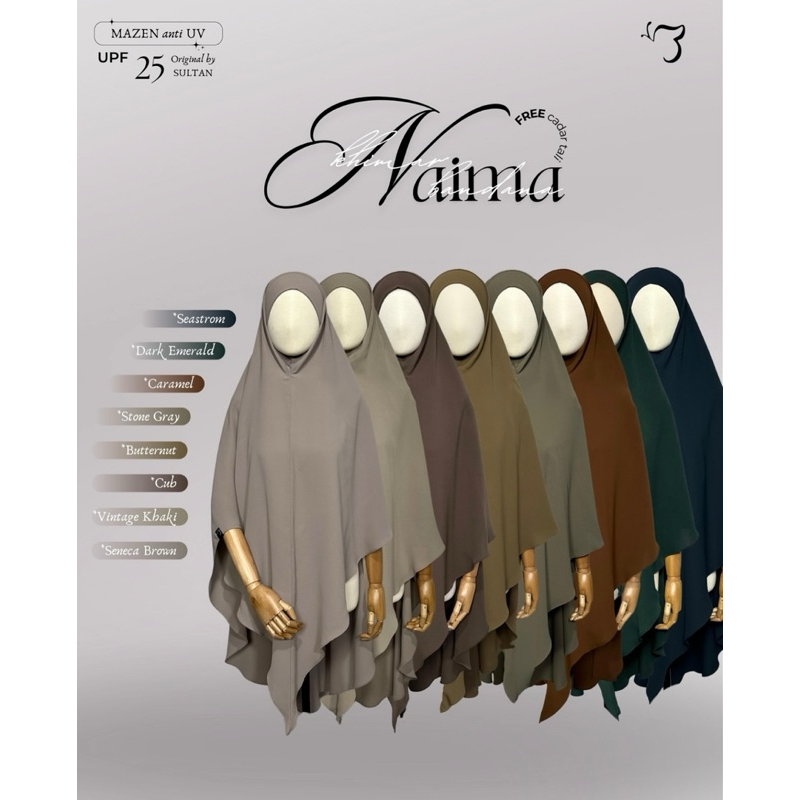 NWT - Bonavista Khimar Bandana Khiban Naima Mazen