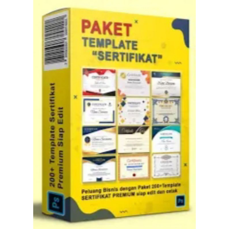 Template Word Sertifikat Premium