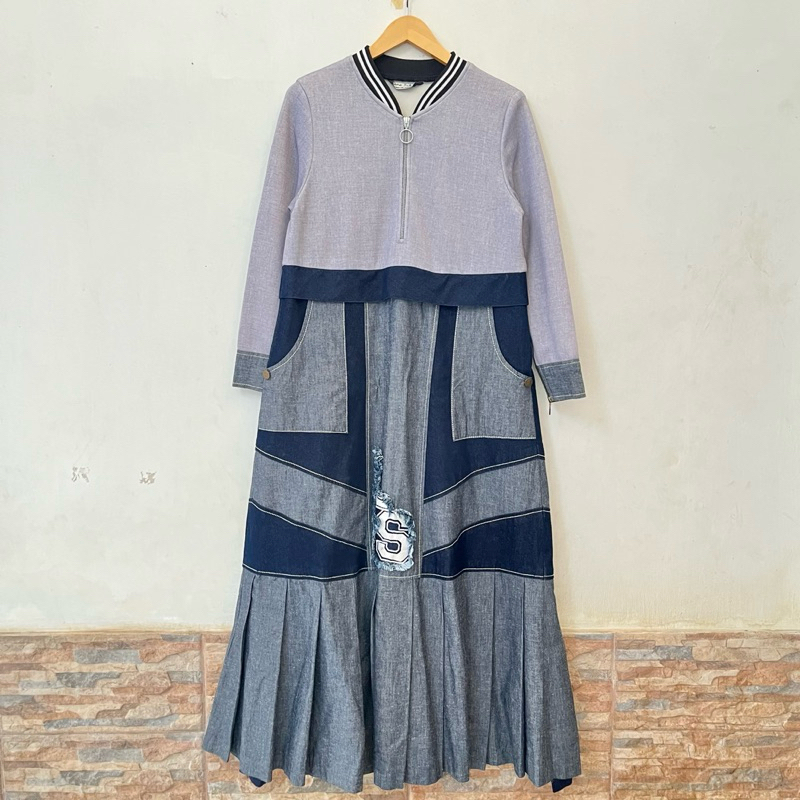 Dress Lina Sukijo Denim Preloved