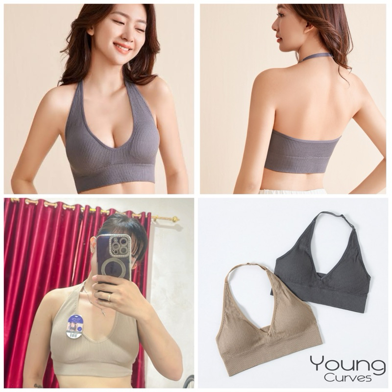 Young curves sport bra halter vest C02-100201 branded original sale