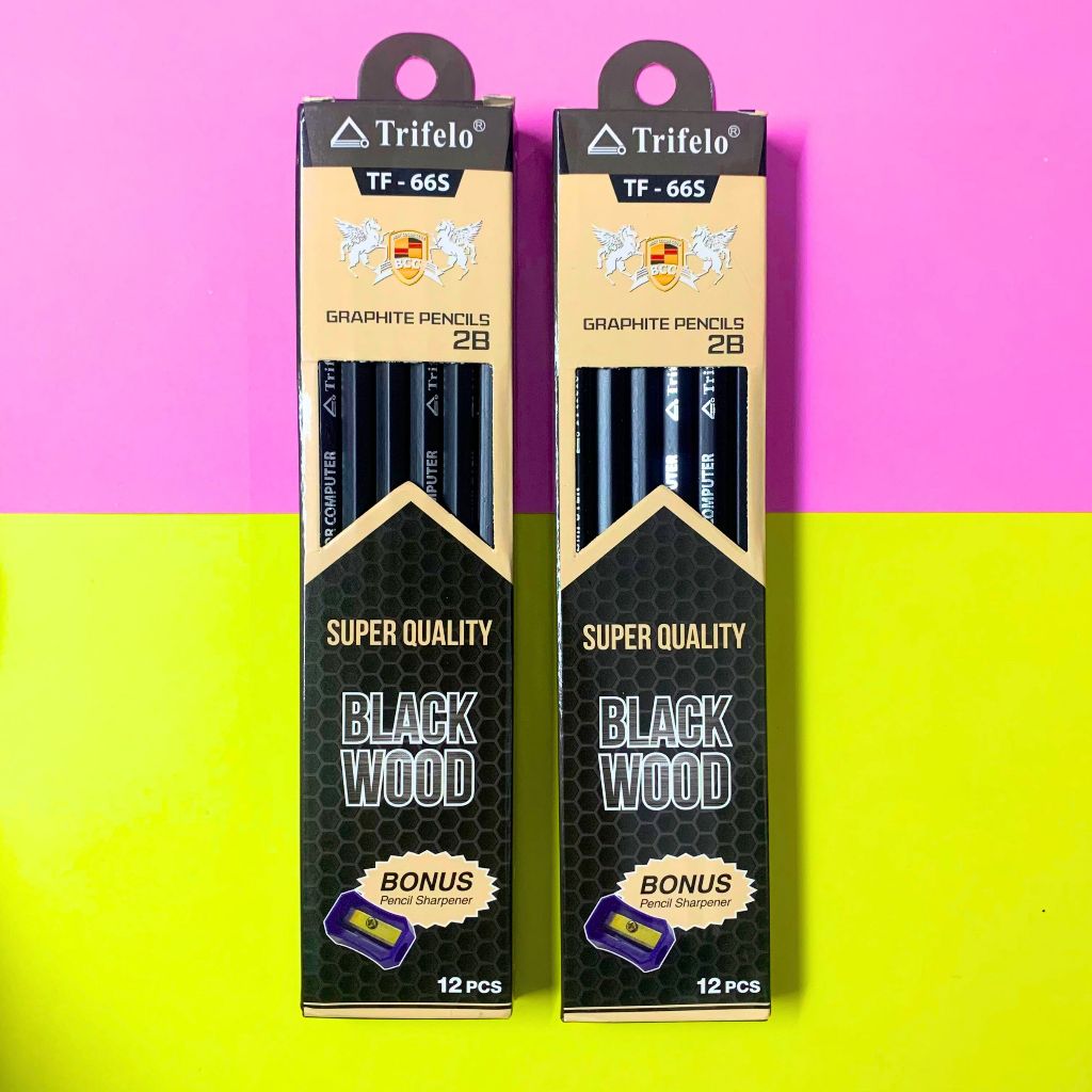

PENSIL TRIFELO TF-665 GRAPHITE PENCILS 2B