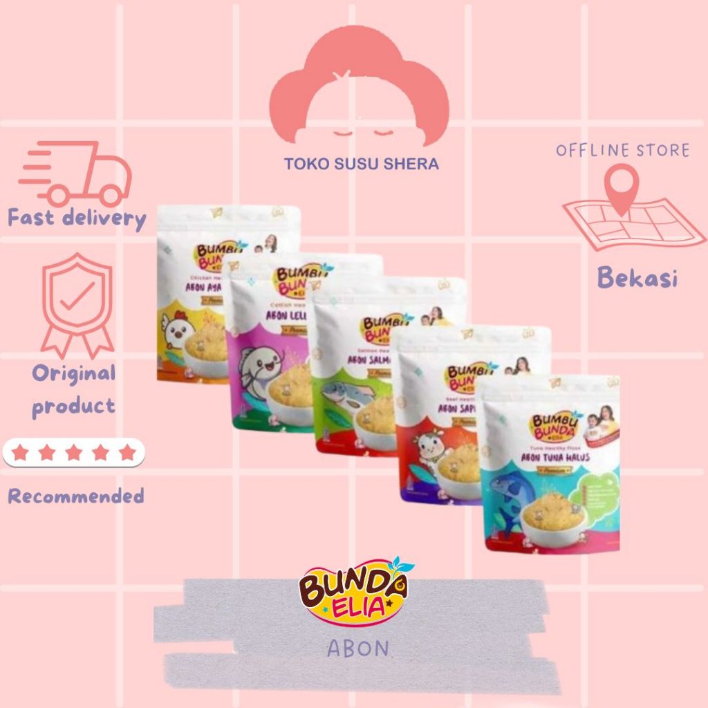 

Bumbu Bunda By Elia Abon Sehat Non MSG & Pengawet - MPASI Anak / MPASI