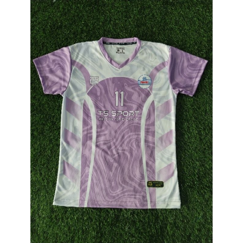 Kaos Jersey Volly Full Printing Gratis Tambah Nama Nomor Logo Sponsor