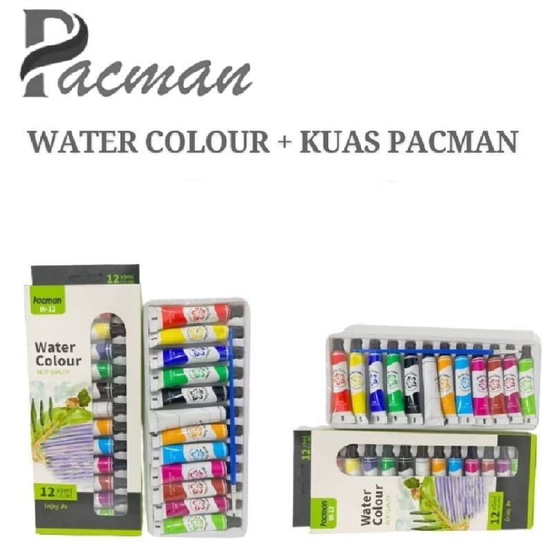 

Cat Air Water colour 12 warna Pacman 9 ml
