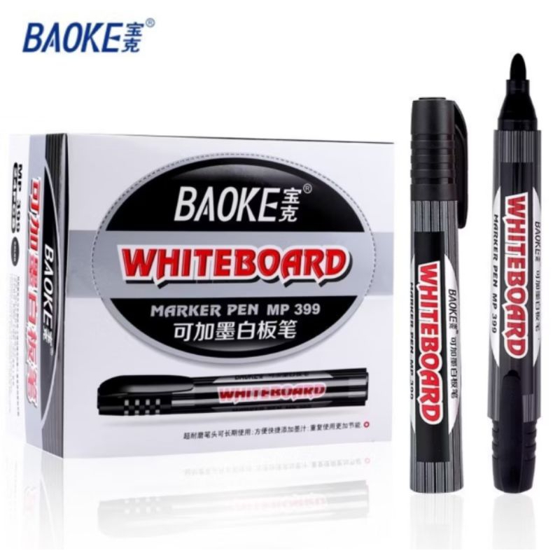 

Spidol Whiteboard / Whiteboard Marker Baoke Bisa Dihapus MP-339A