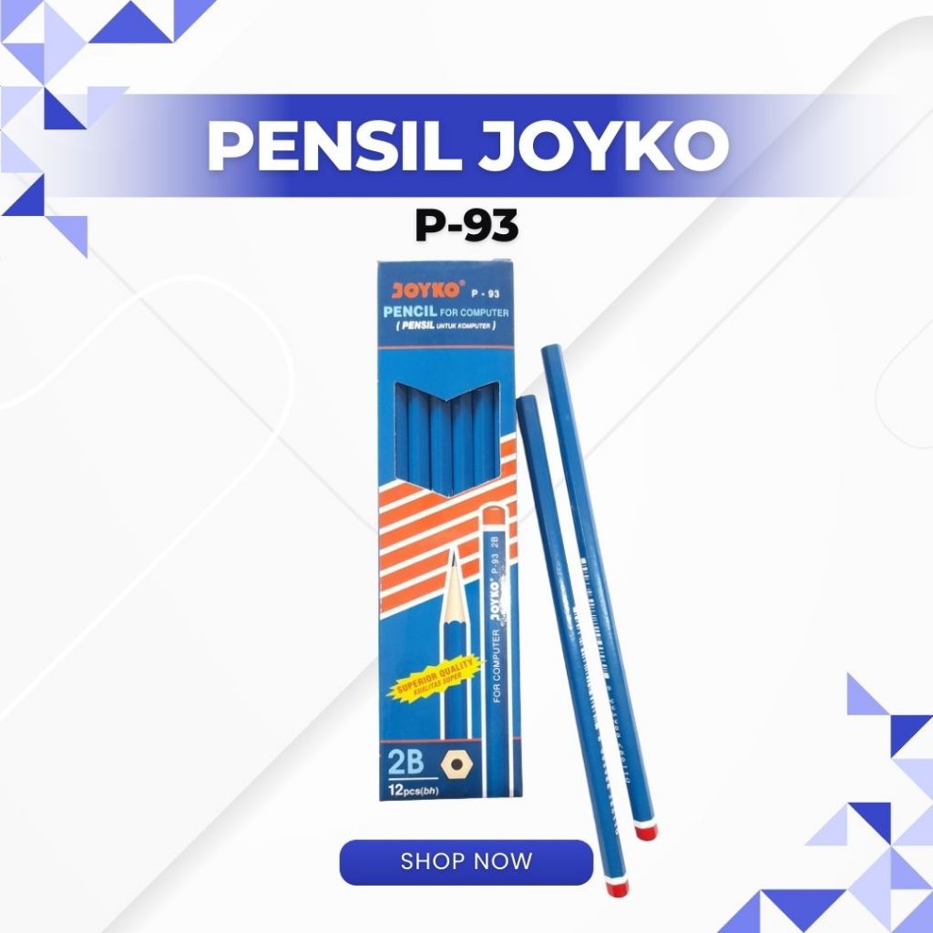 

Pensil 2B Joyko P-93 Pensil Murah