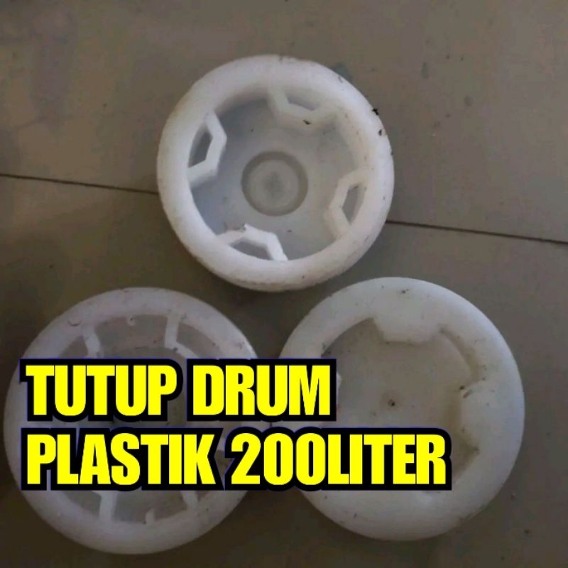 TUTUP DRUM PLASTIK 200LITER(putih)