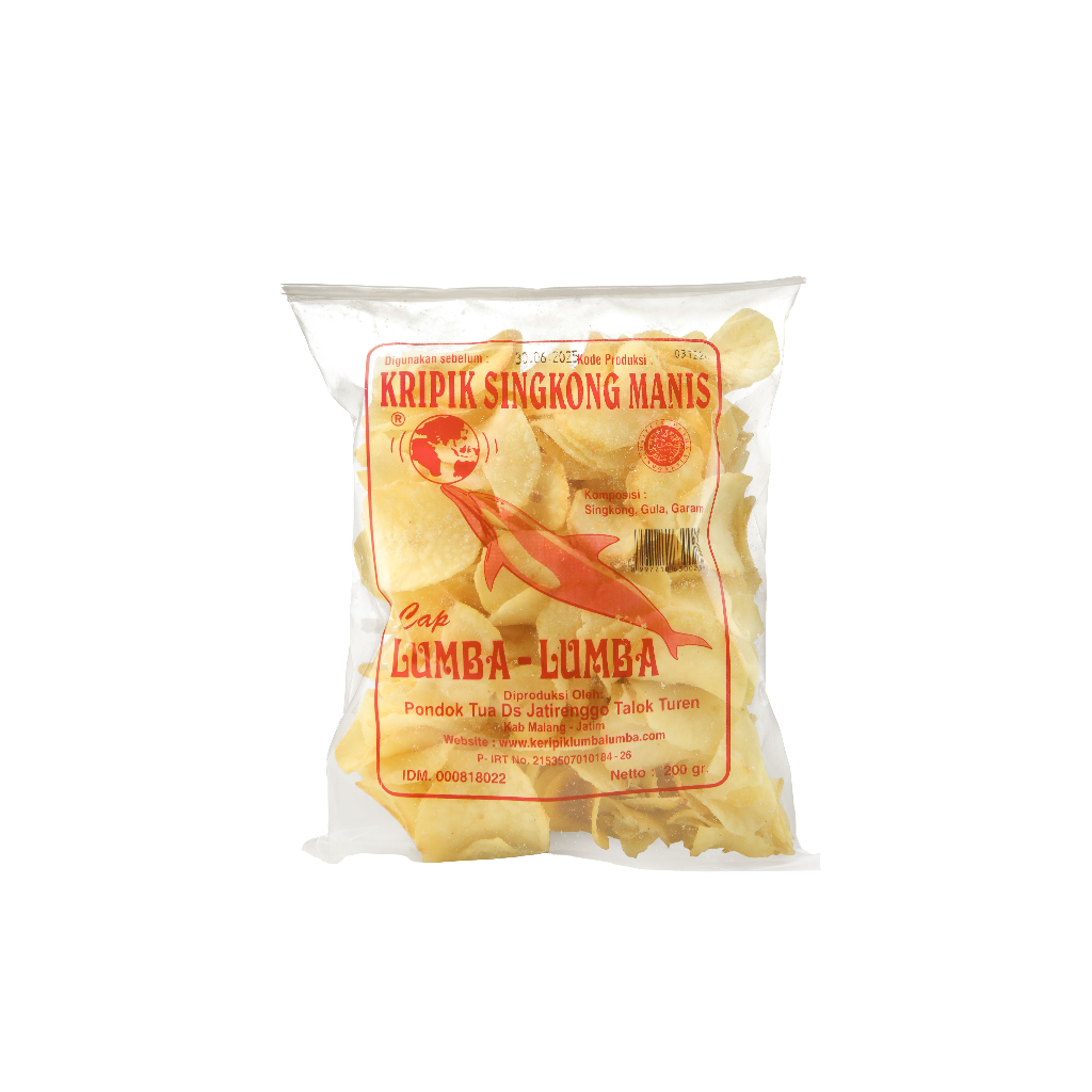 

Keripik Singkong Manis Cap Lumba Lumba 200gr