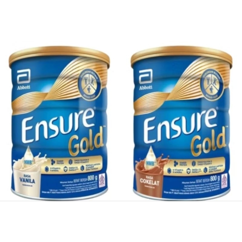 

ensure gold vanilla dan coklat 800gr