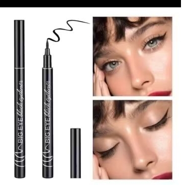 Yurizumi Eyeliner cair hitam pensil alis korea anti air make up waterproof big pen