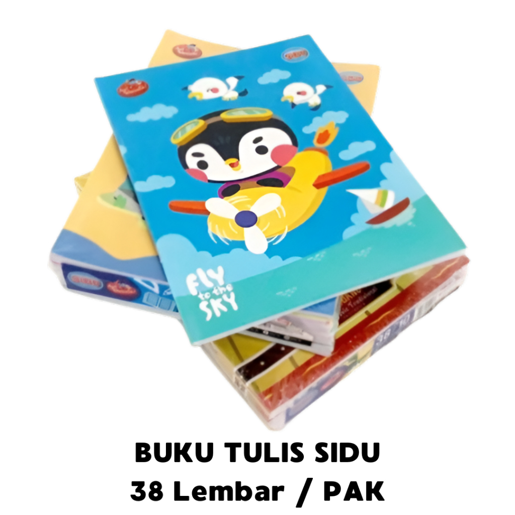 

(1 PACK) Buku Tulis Sinar Dunia / SIDU 38 isi 10 BUKU ukuran Kwarto - Sidu Buku Tulis 38 Lembar