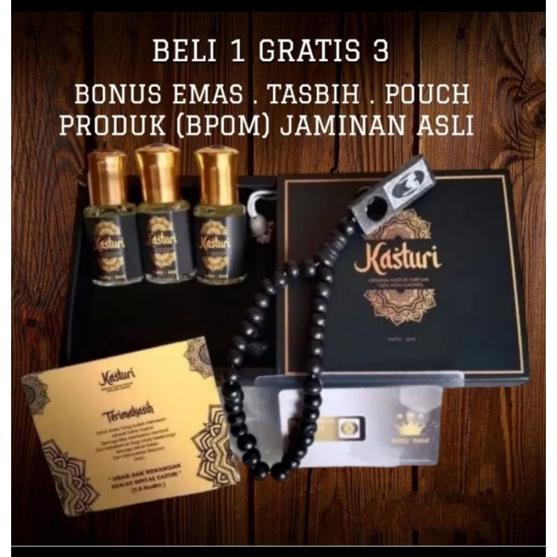 (BELI 1 BONUS 3) Sudah BPOM Asli Minyak Kasturi Jannati Parfum Kasturi Asli Parfum Sholat Pria