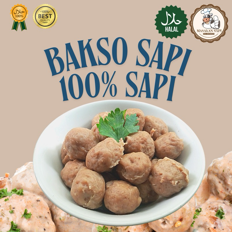 

Bakso Sapi Urat 1 Kg - Daging Asli Kenyal Gurih | siap kirim/ PO 2–3 Hari | Frozen Food