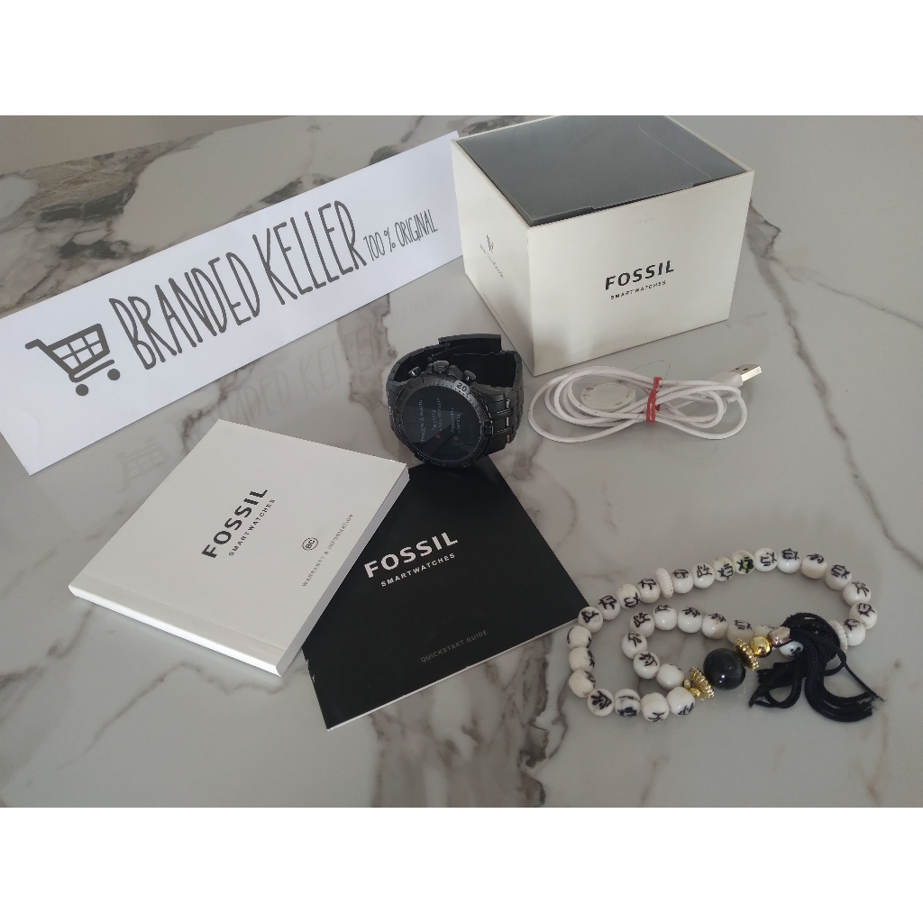 Jam Fossil Smart Watch Gen.5 Garret HR 100% Original Preloved in box