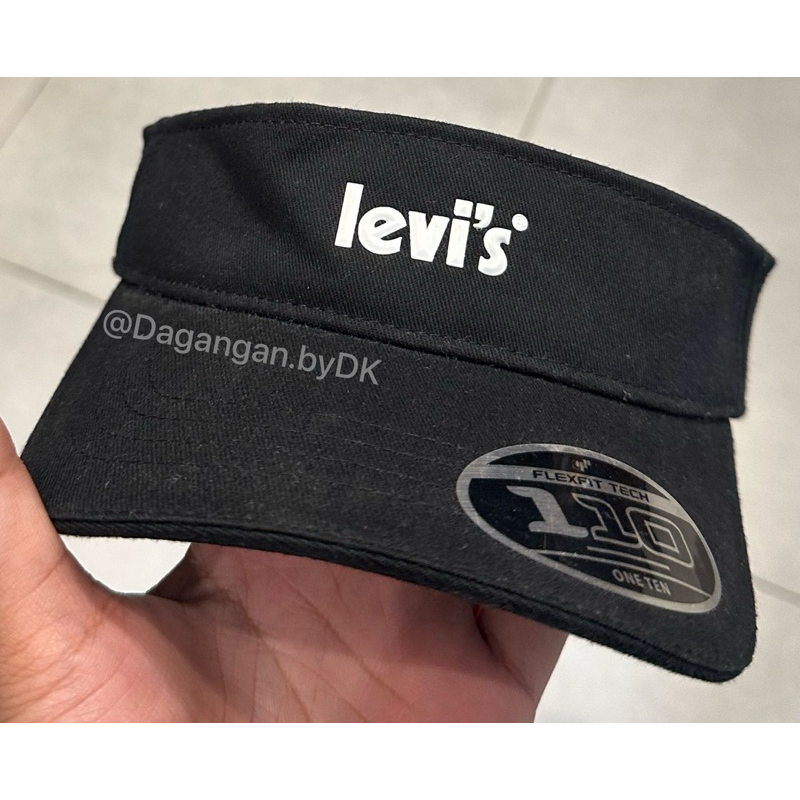 Topi Levis Visor Cap Original Barang Resmi 100% Hitam