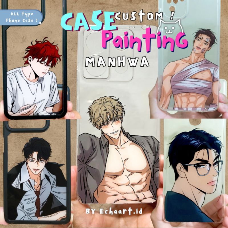 [CLOSE PO] CASE PAINTING MANHWA PREMIUM CUSTOM || All type phone case