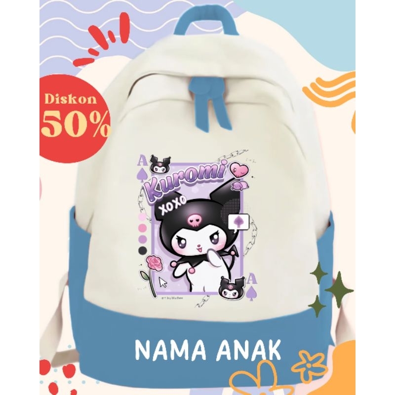 Tas Sekolah SD Kuromi Tahan Air