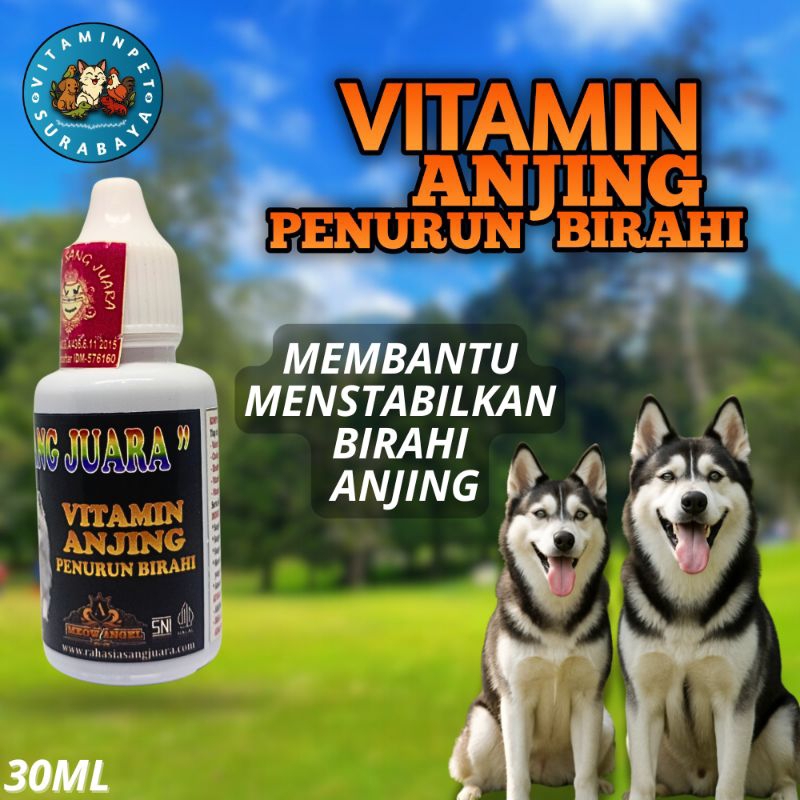 Penurun birahi anjing efektif membantu menstabilkan birahi anjing 30ML - Rahasia sang juara