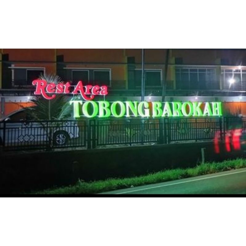 huruf timbul acrylic