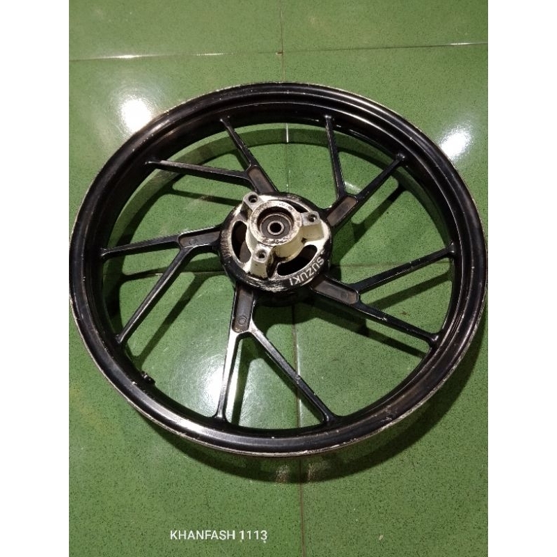 velg satria FU original lepasan motor HANYA BAGIAN BELAKANG