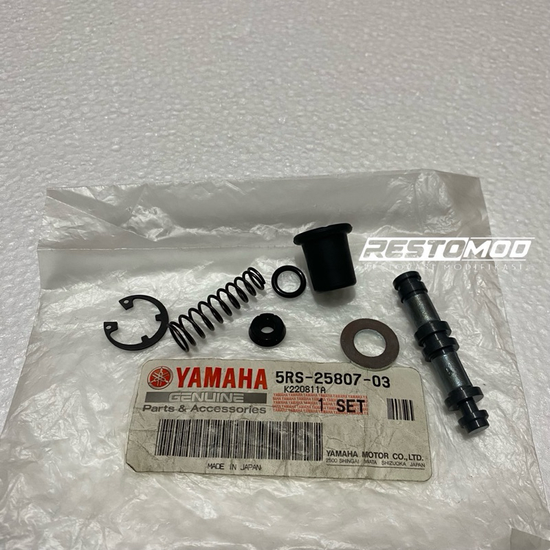 SEAL SIL MASTER REM SCORPIO Z F1ZR FIZR RX KING ORIGINAL YAMAHA YGP 5RS-25807-03 SEAL MASTER REM ORI