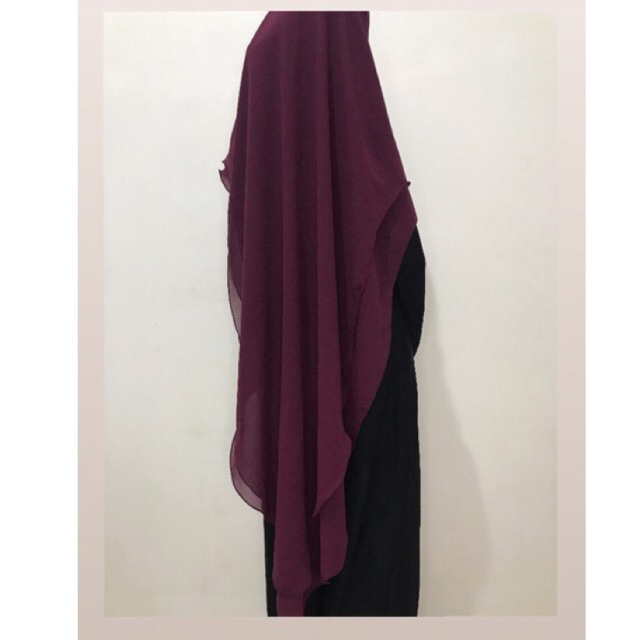 preloved hijab. hijab burgundy.