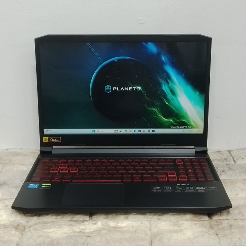 Laptop Acer Nitro 5 AN515-56 Intel core i5-11300H RAM 16GB SSD 512GB VGA GTX 1650
