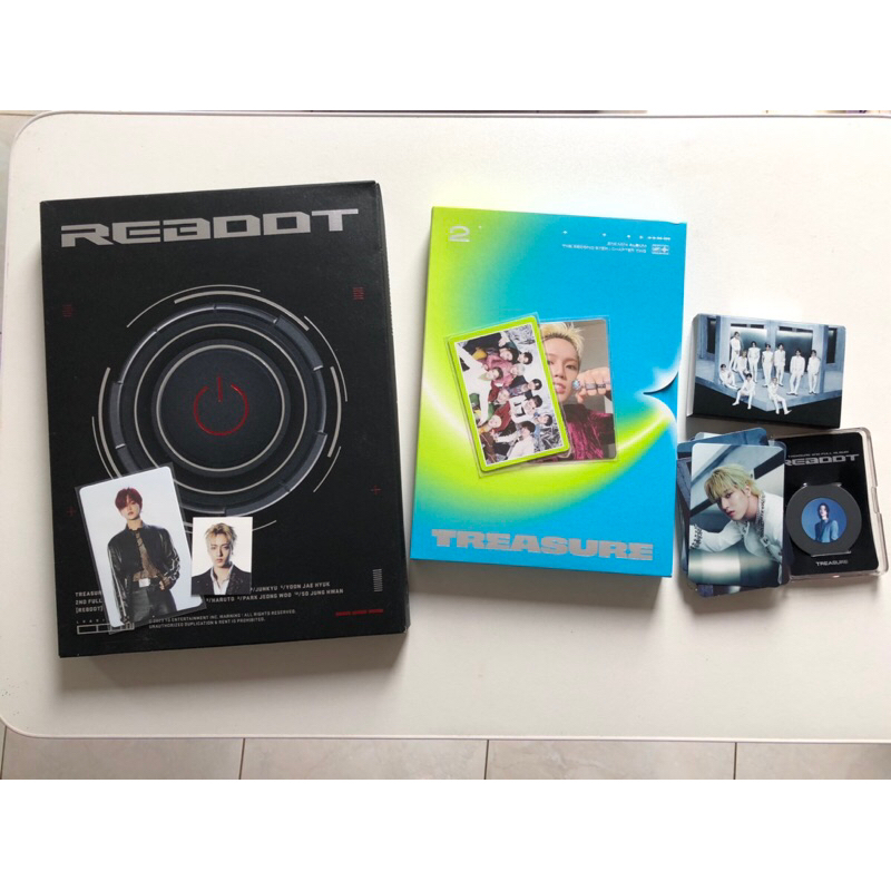 (unsealed) ALBUM TREASURE REBOOT BLACK VER YG TAG