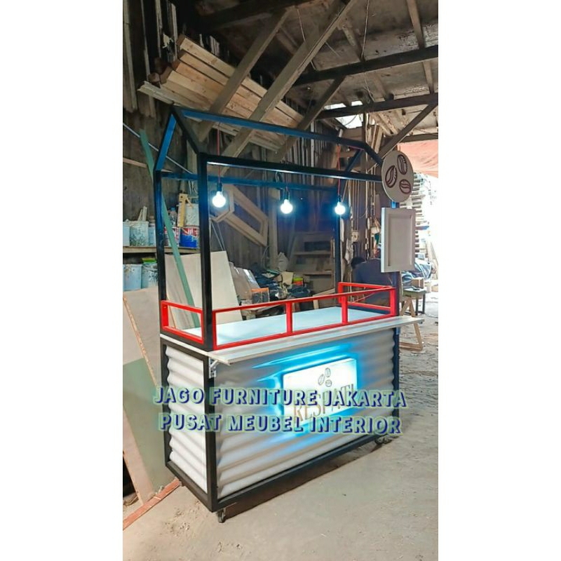 gerobak jati belanda,booth jati belanda,tenan jati belanda