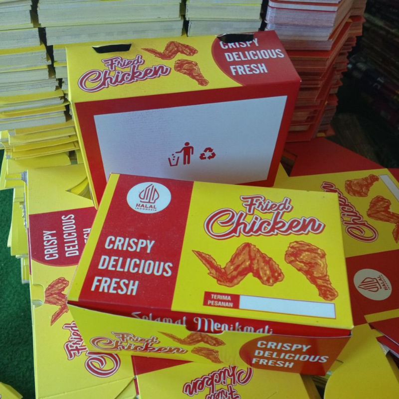 

Kardus Fried Chicken Ukuran 15 x 10 x 6 cm
