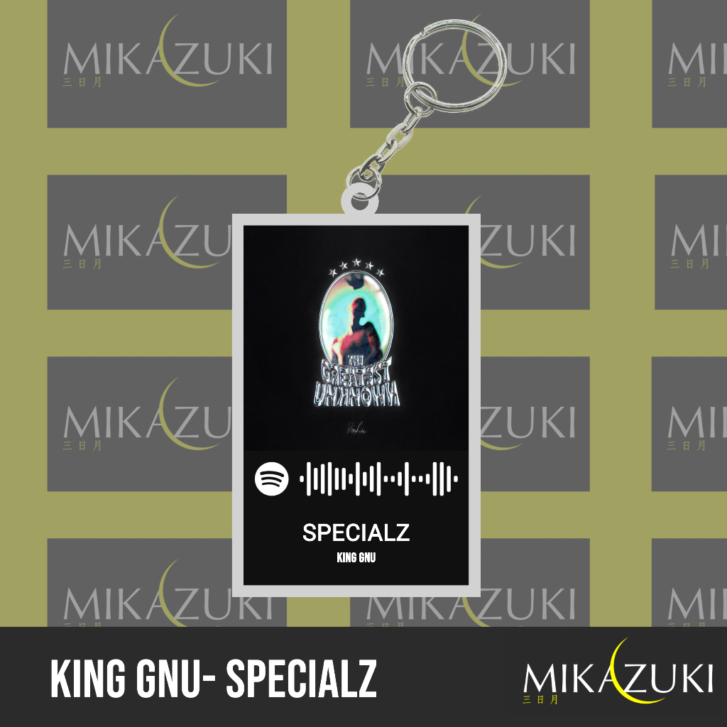 GANTUNGAN KUNCI AKRILIK SPOTIFY - KING GNU