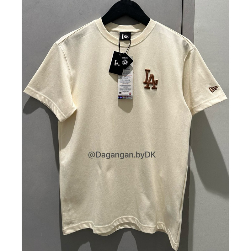 Kaos New*Era Los Angeles 3D Logo Original Barang Resmi 100% Cream
