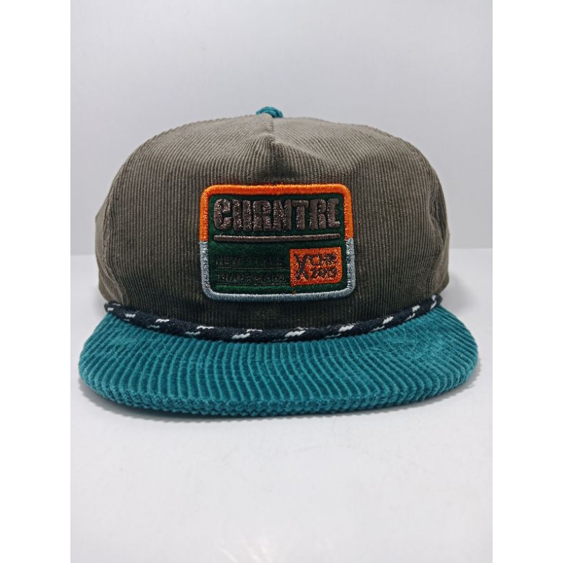topi distro pria cordoroy Visor pendek premium