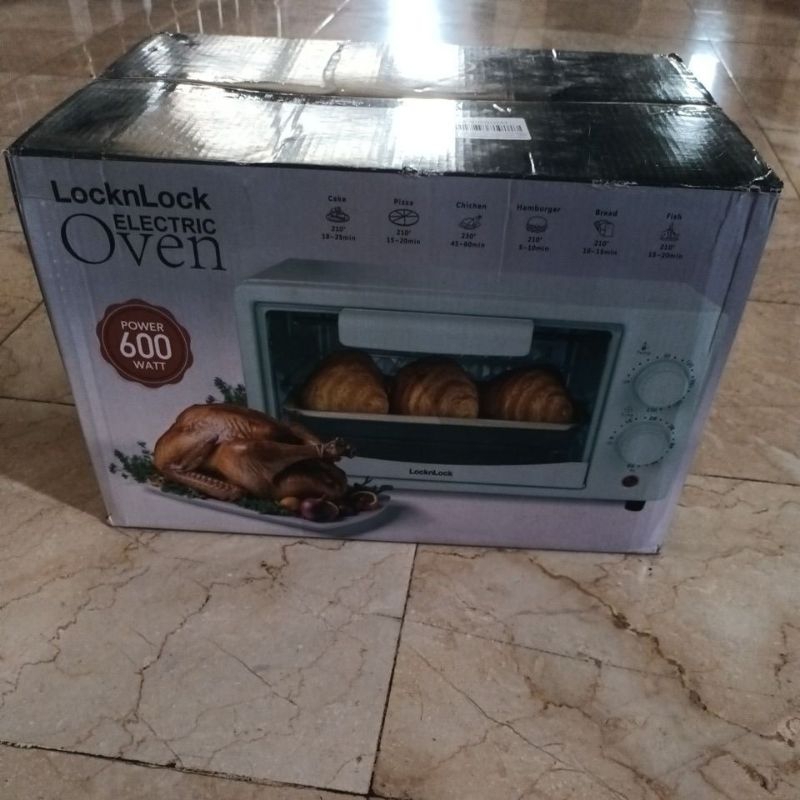 DIJAMIN ORI Lock n lock / lock&lock electric oven 600w / halogen oven 800w