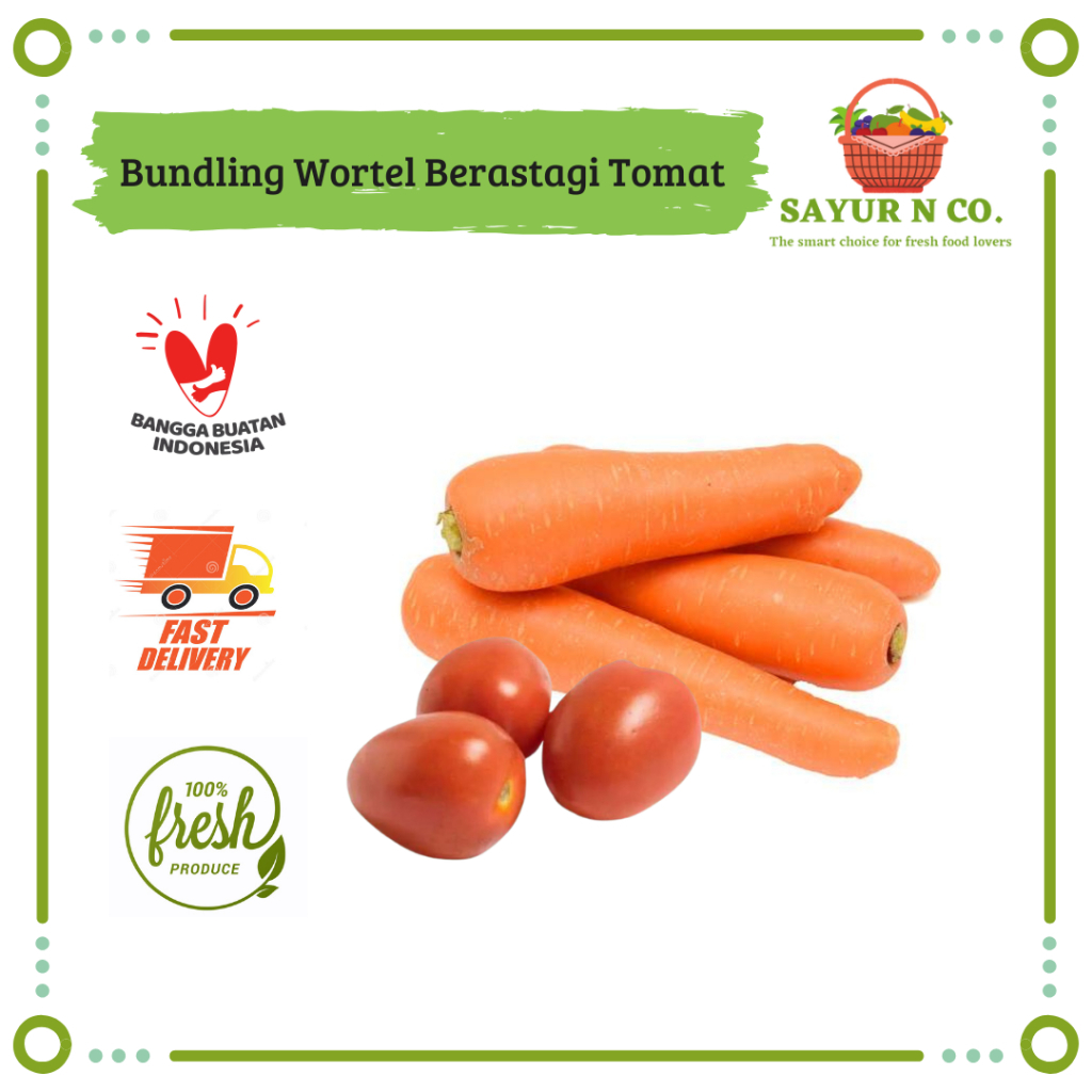 

Bundling Wortel Tomat 350gr | Sayur N Co Bekasi
