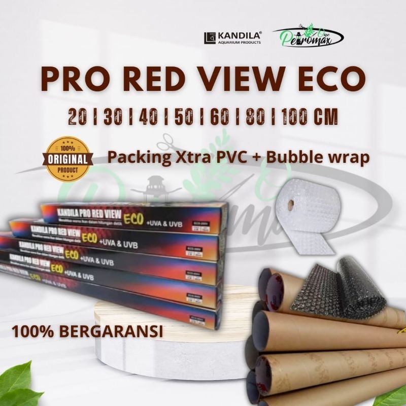 LAMPU KANDILA PRO RED VIEW ECO + UVA & UVB LAMPU CELUP AQUARIUM UVA & UVB