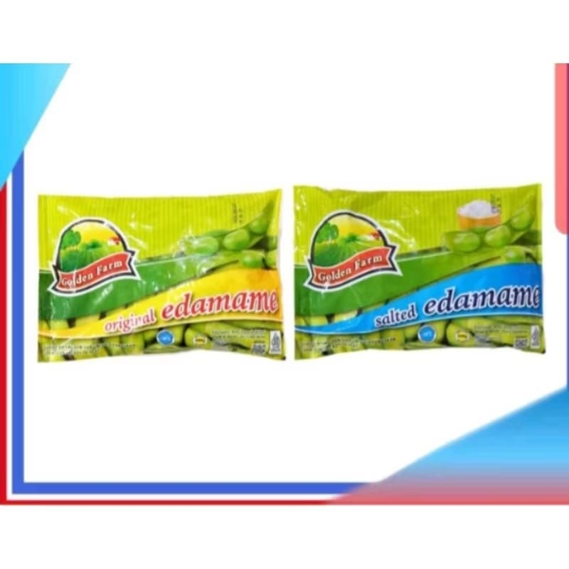 

golden farm Edamame original dan Salted
