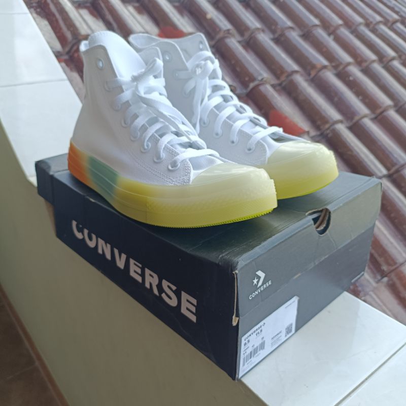 Converse CTAS CX Hi White/Orange