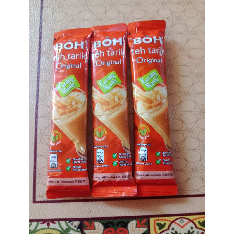 

Boh Teh Tarik Original Less Sweet ECERAN 1 sachet