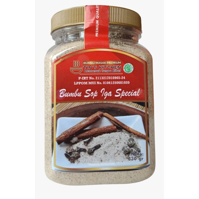 

Bumbu Sop Iga Hemat Tin's Kitchen Bumbu Masak Premium Tanpa Pengawet 330gr / Bumbu Sup Iga Sapi