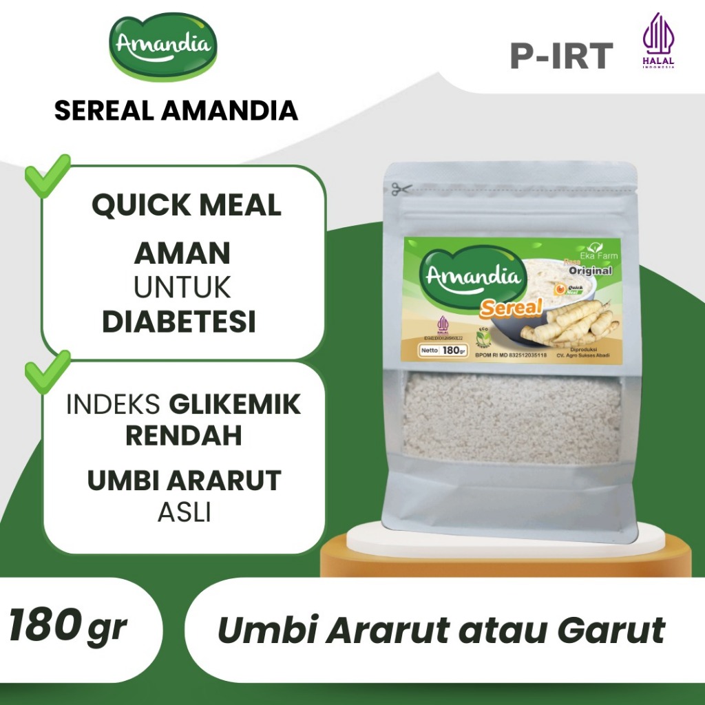 

Sereal Amandia Original Kemasan 180gr Pouch
