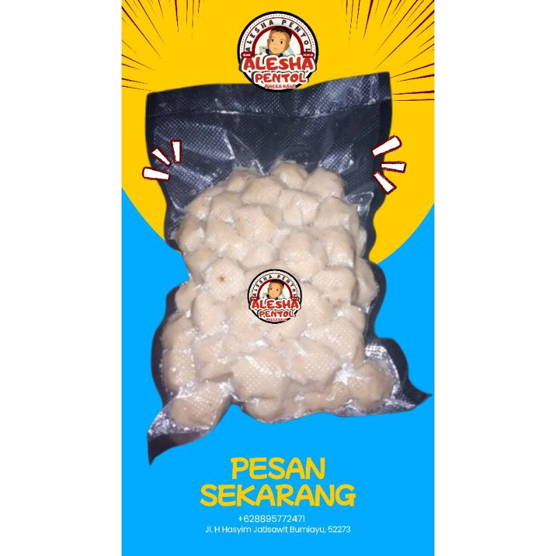 

PENTOL KECIL ORIGINAL ISI/50 MIX AYAM DAN TETELAN SAPI
