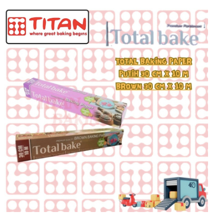 BAKING PAPER TOTAL 30CM X 10 M TOTAL BAKE