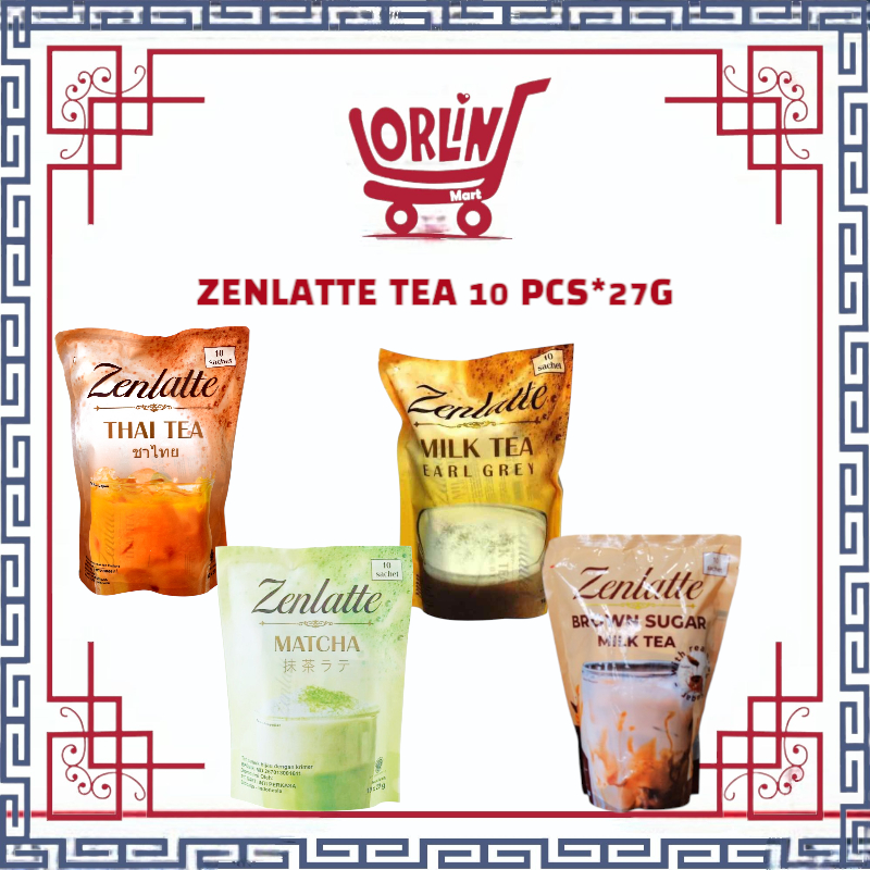

ZENLATTE TEA / ZENLATTE POUCH / ZENLATTE BROWN SUGAR / MATCHA / THAI TEA / MILK TEA EARL GREY