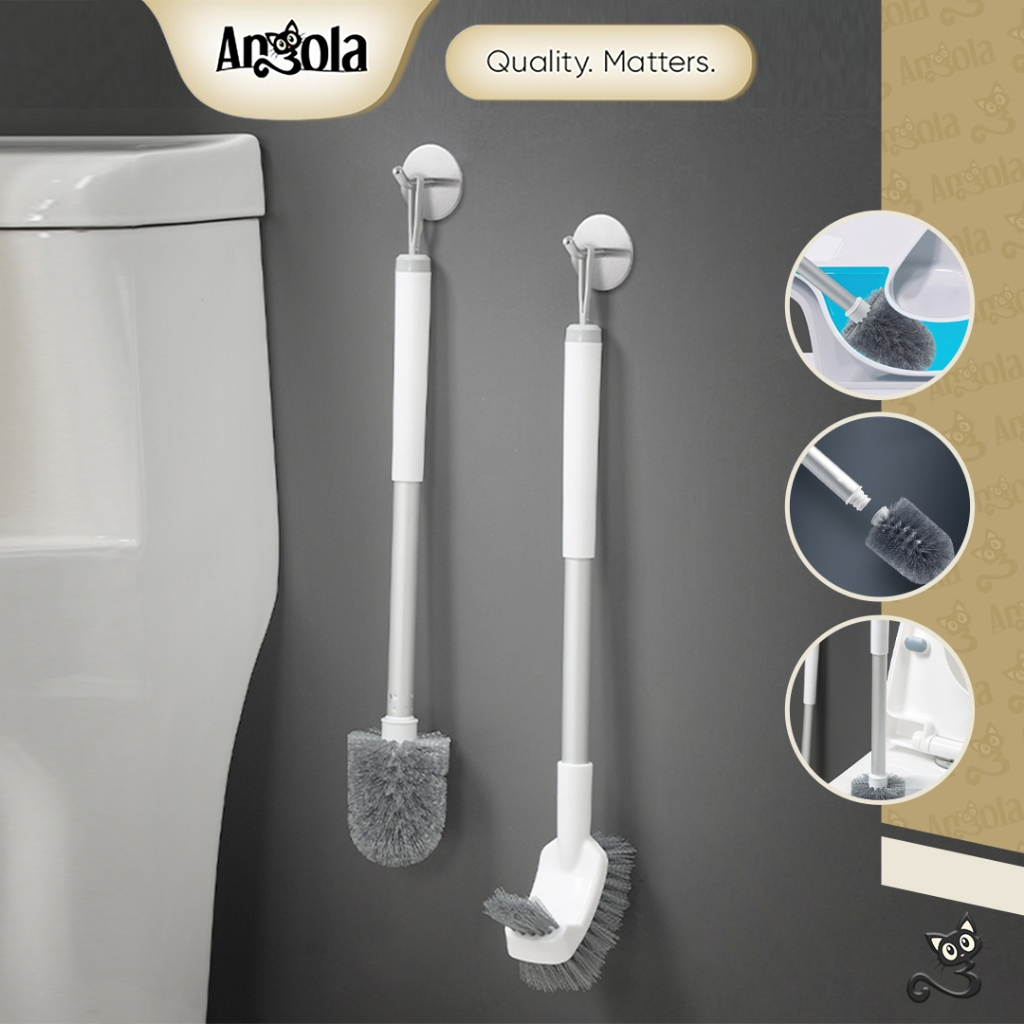 ANGOLA Sikat Pembersih Toilet S40-S41 Toilet Brush / Sikat Kloset Duduk / Jongkok / Sikat WC